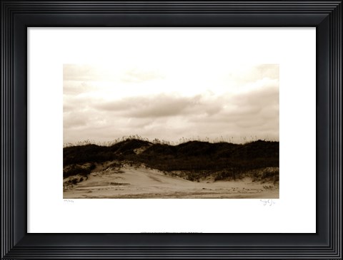Framed Ocracoke Dune Study I Print