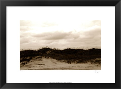 Framed Ocracoke Dune Study I Print