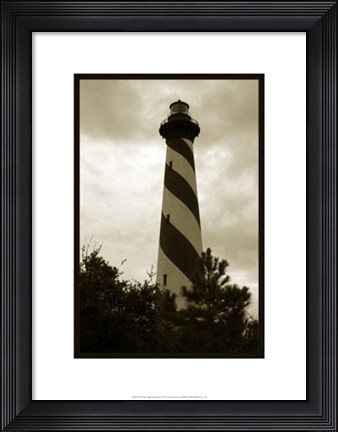 Framed Hatteras Island Lighthouse Print