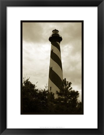 Framed Hatteras Island Lighthouse Print