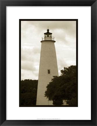 Framed Ocracoke Island Lighthouse Print