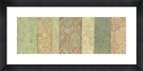 Framed Painted Patterns II Print