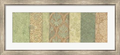 Framed Painted Patterns II Print