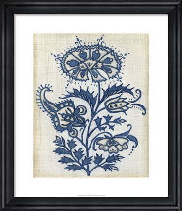 Framed Eastern Indigo II Print