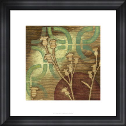 Framed Ornamental Garden II Print