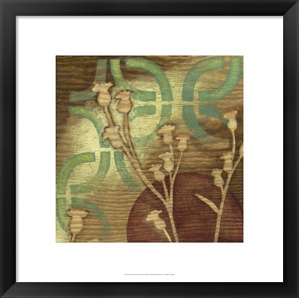 Framed Ornamental Garden II Print