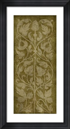 Framed Vineyard Tapestry I Print