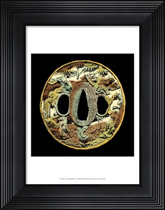 Framed Asian Medallion I Print