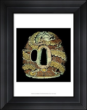 Framed Asian Medallion II Print