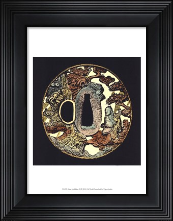 Framed Asian Medallion III Print