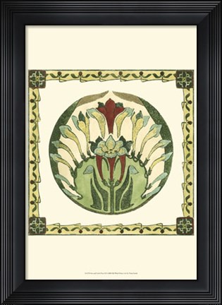 Framed Arts &amp; Crafts Plate III Print