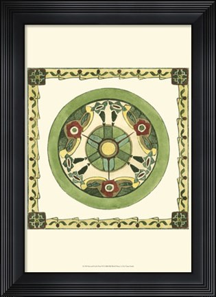 Framed Arts &amp; Crafts Plate VI Print