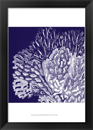 Framed Saturated Coral III Print