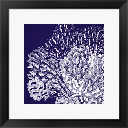 Framed Saturated Coral III Print