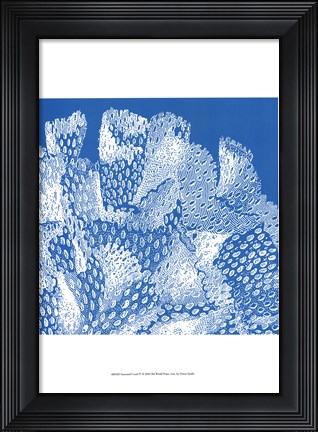 Framed Saturated Coral IV Print