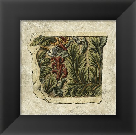 Framed Decorative Frieze I Print