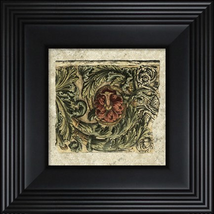 Framed Decorative Frieze II Print