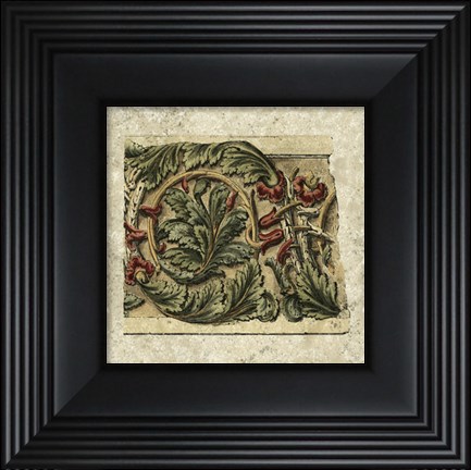 Framed Decorative Frieze IV Print