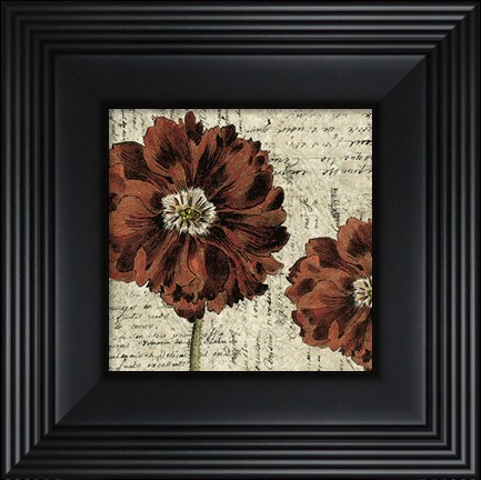 Framed Vintage Composition II Print