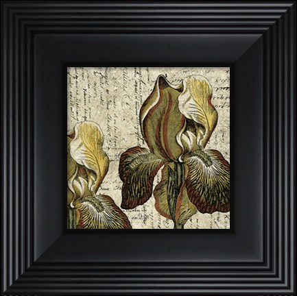 Framed Vintage Composition III Print