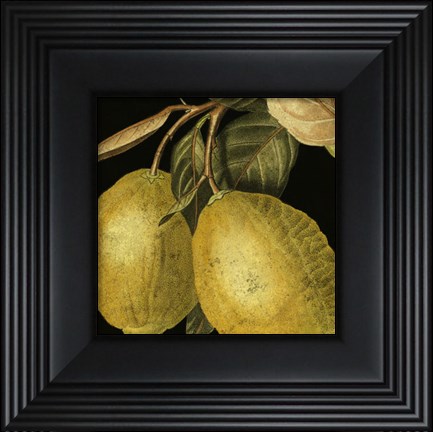 Framed Dramatic Lemon Print