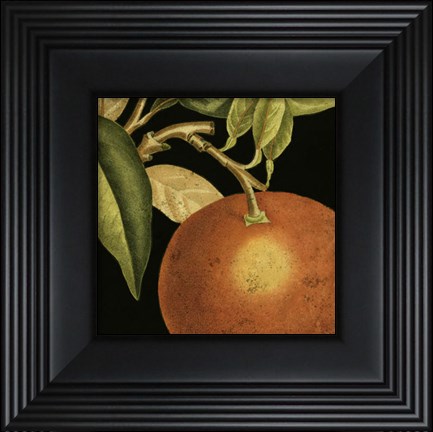 Framed Dramatic Orange Print