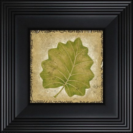 Framed Exotic Palm Leaf I Print