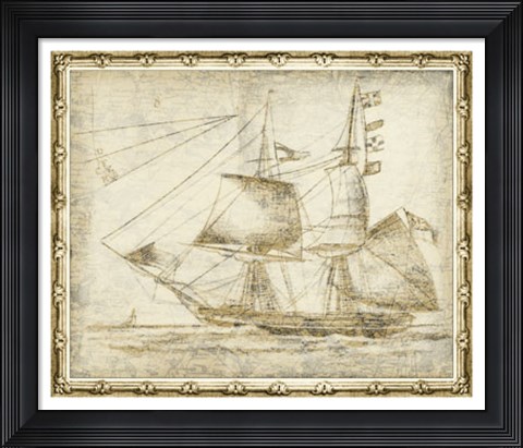 Framed Ghost Ship II Print