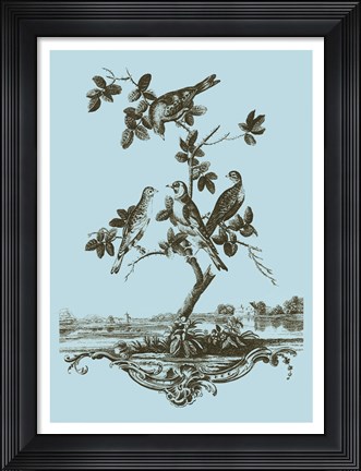 Framed Avian Toile I Print