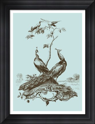 Framed Avian Toile II Print