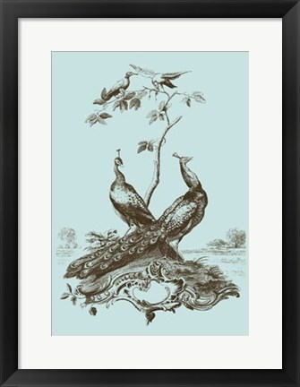 Framed Avian Toile II Print