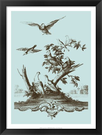 Framed Avian Toile IV Print