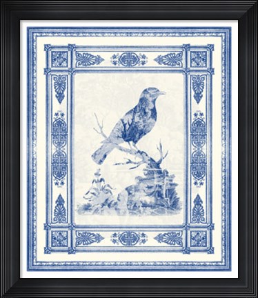 Framed Toile de Jouy I Print