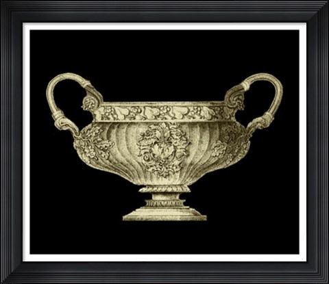 Framed Garden Antiquities I Print