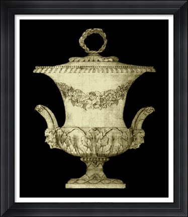 Framed Garden Antiquities III Print