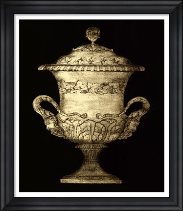 Framed Garden Antiquities IV Print