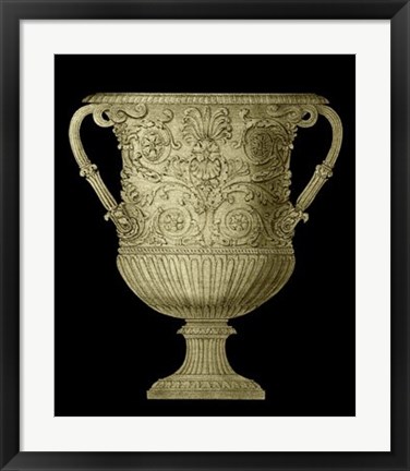 Framed Garden Antiquities V Print