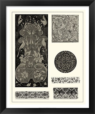 Framed Baroque Details II Print