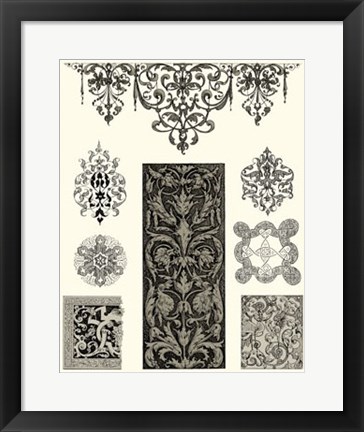 Framed Baroque Details III Print