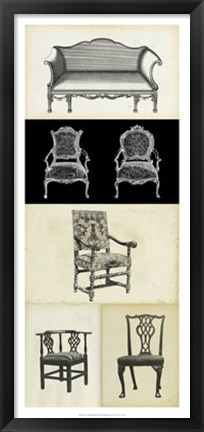 Framed Parlor Tableau III Print