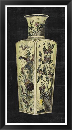 Framed Aged Porcelain Vase II Print