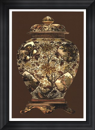 Framed Amber Porcelain I Print