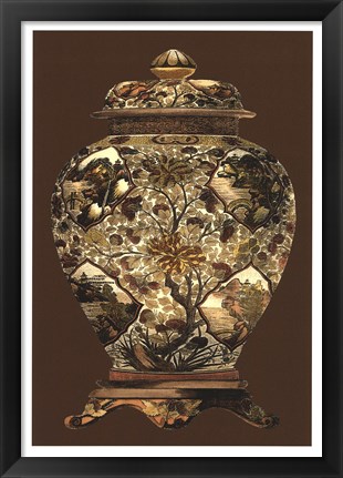 Framed Amber Porcelain I Print