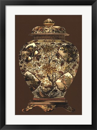 Framed Amber Porcelain I Print