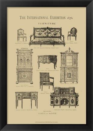 Framed International Furniture Print