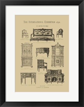 Framed International Furniture Print