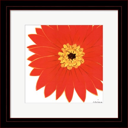 Framed Bright Blossoms I Print