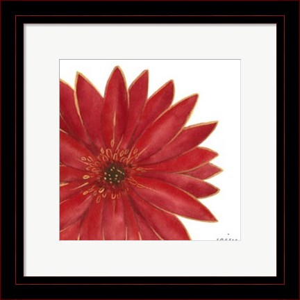 Framed Bright Blossoms II Print