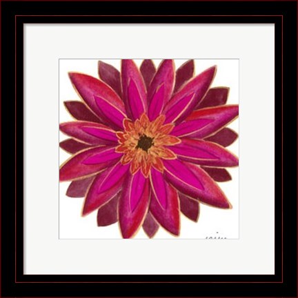 Framed Bright Blossoms III Print