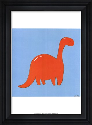 Framed Brontosaurus Print